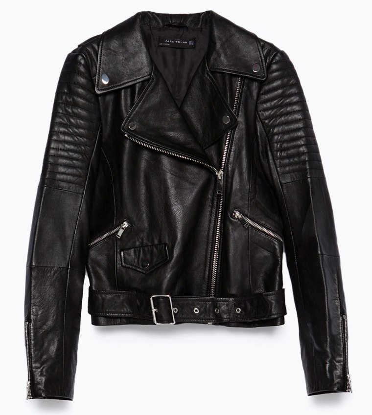 The ultimate black leather biker jacket – Stylitz